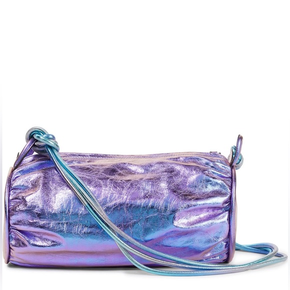ISABEL MARANT BAG PURPLE METALLIC LEATHER BNWT HTF SOLD OUT EVERYWHERE - Picture 12 of 14